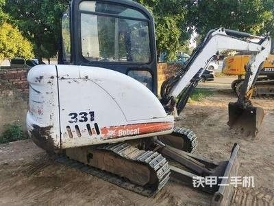 사용 된 미니 발굴기 Bobcat 331 작은 사용 된 포스트 구멍 파기기 중고 발굴기