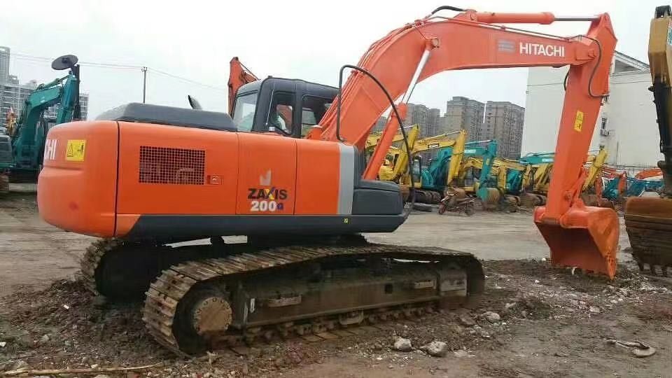 20 톤 사용 히타치 ZAXIS 200 배크호 로더 발굴기 광산 중장비 발굴기 배거 ZX200 좋은 상태 최종 가격 Exc