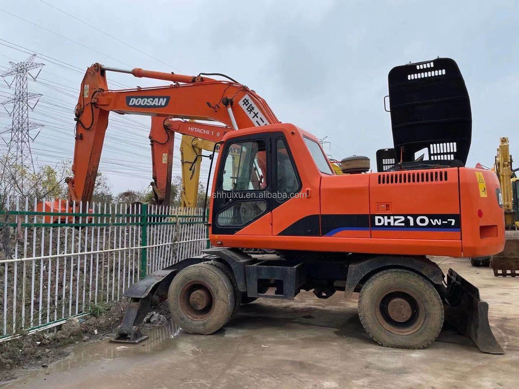 중고품품질 DOOSAN 210W 저비용 발굴기/중고용 수압 크롤러 Doosan 210W 발굴기