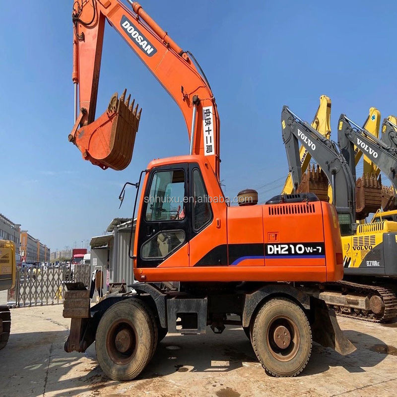 중고품품질 DOOSAN 210W 저비용 발굴기/중고용 수압 크롤러 Doosan 210W 발굴기