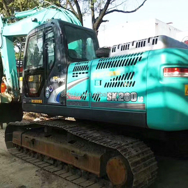 Kobelco SK200 사용 된 발굴기 Kobelco SK260 우수한 품질의 중고용 크롤러 발굴기