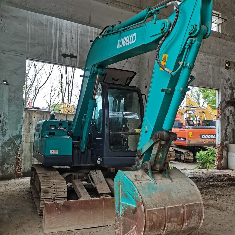 실제 촬영 90% 신품 일본 원본 사용된 KOBELCO SK 75 크롤러 발굴기 판매용 사용된 KOBELCO 75 일본 기술 발굴기