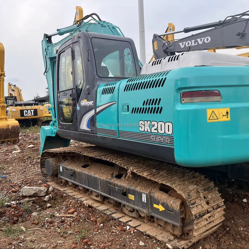 사용 된 발굴기 Kobelco Sk200 좋은 품질 작업 상태 사용 된 발굴기 Kobelco Sk200