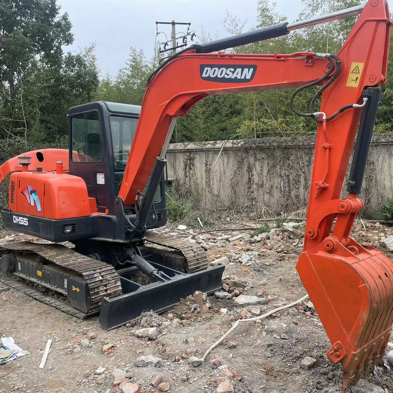 미니 크롤러 수압 발굴기 Doosan 55 작은 발굴기 사용 된 기계 중구 콤팩트 발굴기 미니 발굴기 가격