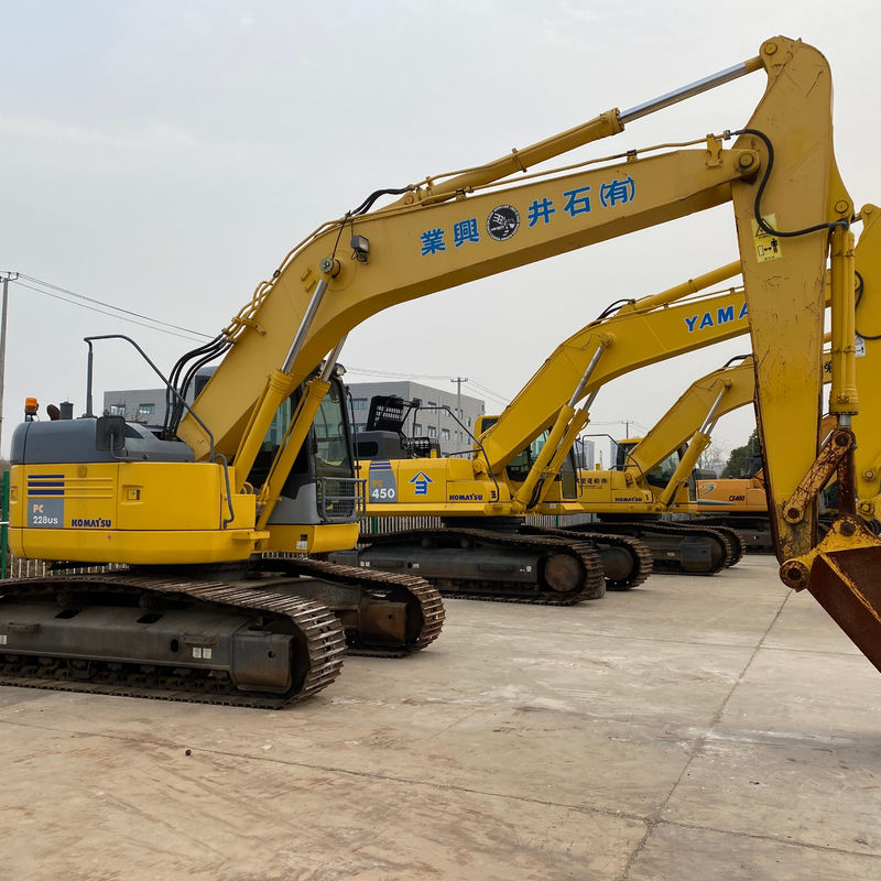 코마쓰 사용 된 발굴 기계 KOMATSU PC228US 일본 원산지/중고용 수압 크롤러 발굴기 좋은 품질의 코마쓰 발굴기