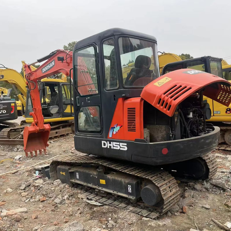 sed 가정용 MINI 발굴기 DOOSAN DH55 DX60/ 한국 브랜드 사용 된 소형 연료 효율적인 발굴기 수리 및 발굴 비용이 저렴합니다