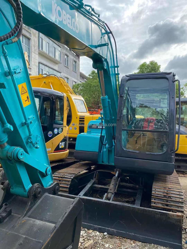 블루 컬러 오리지널 페인트 사용 된 Kobelco 75 발굴기 중고 7.5 톤