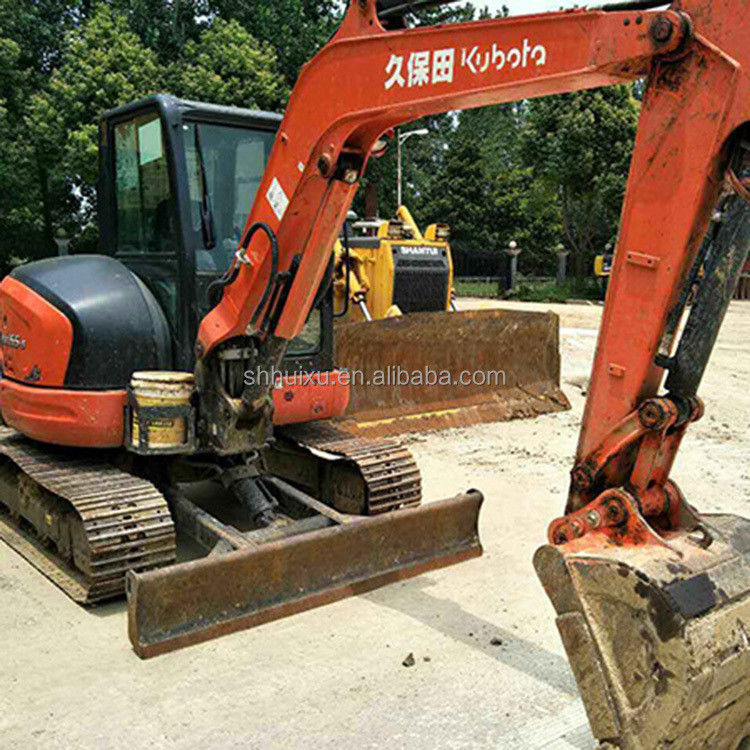 사용 된 미니 발굴기 Kubota55 일본 출처 저렴한 가격/두 번째 손 수압 크롤러 발굴기 Kubota55 고품질
