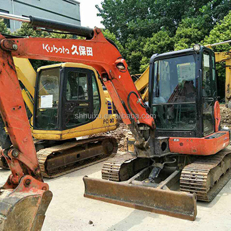 사용 된 미니 발굴기 Kubota55 일본 출처 저렴한 가격/두 번째 손 수압 크롤러 발굴기 Kubota55 고품질