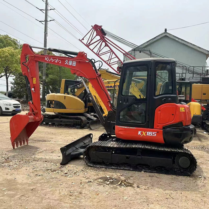 사용 된 미니 발굴기 Kubota165 일본 출처 저렴한 가격 / 중고용 수압 크롤러 발굴기 Kubota165 고품질
