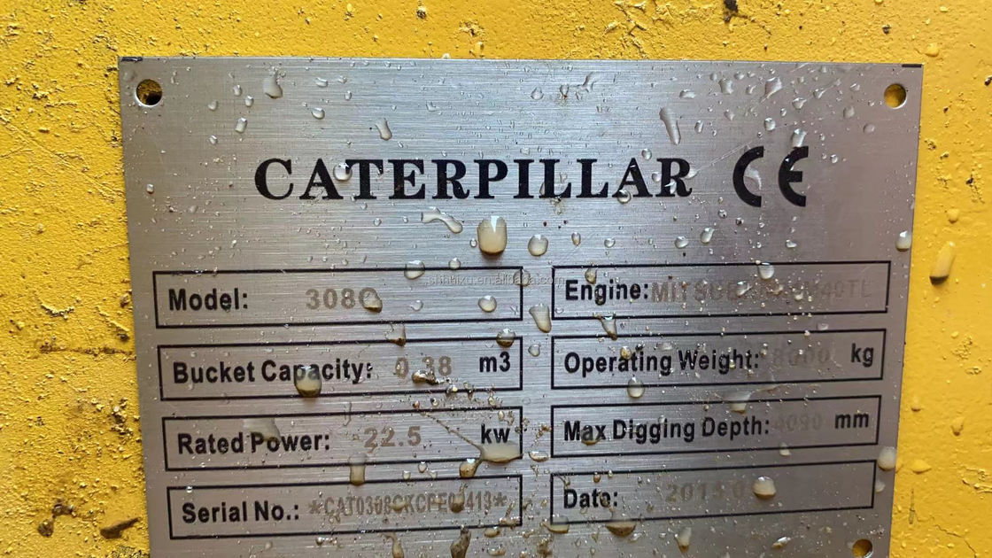 사용 된 발굴기 cat308. CAT 308c 중공 기계 CAT 303 cat 306 발굴기