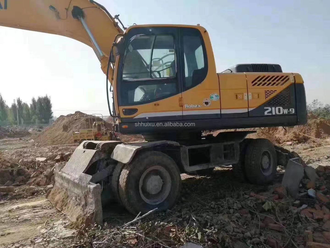 한국 원본 2014 사용 된 현대 r210w-9 바퀴 발굴기 / 타이어 기계 R210w-9 현대 판매