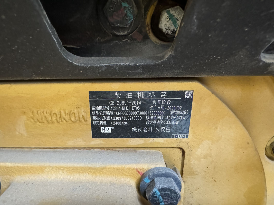 신입사원 99% 크롤러 발굴기 사용된 Caterpillar cat306 중고 일본 엔진 cat306 EPA 인증서