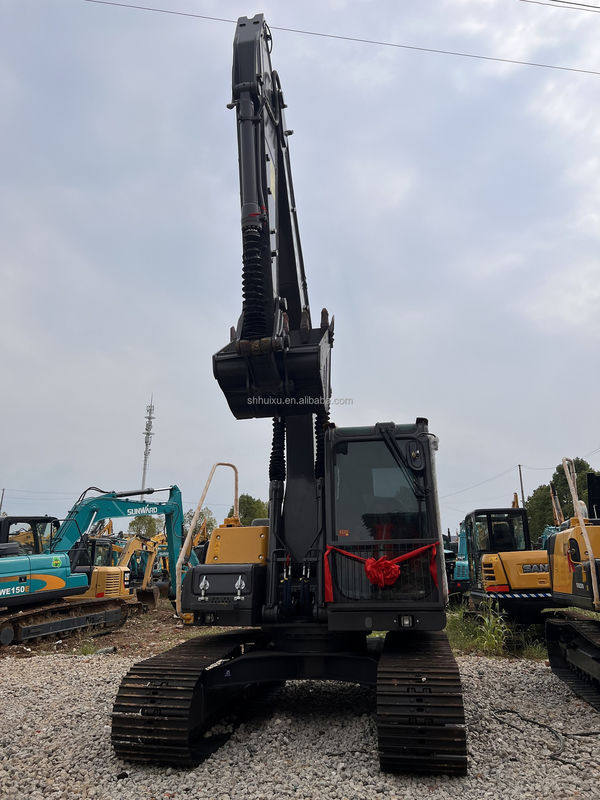 사용 된 발굴기 볼보 140 발굴 기계 중고 14000KG 0.19m3 버킷 용량