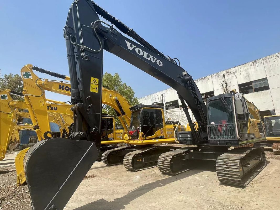 21000kg 사용 된 수압 크롤러 발굴기 중고 Volvo Ec210 1.1m3 버킷 용량