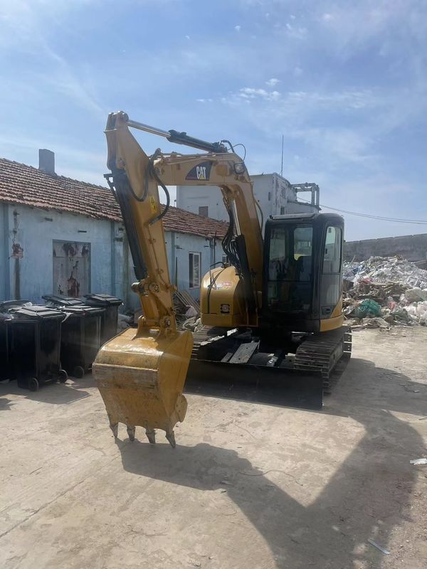 캐터필러 발굴기 CAT 308C 중고용 발굴기 사용 된 기계 8톤 사용 된 고양이 발굴기 캐터필러