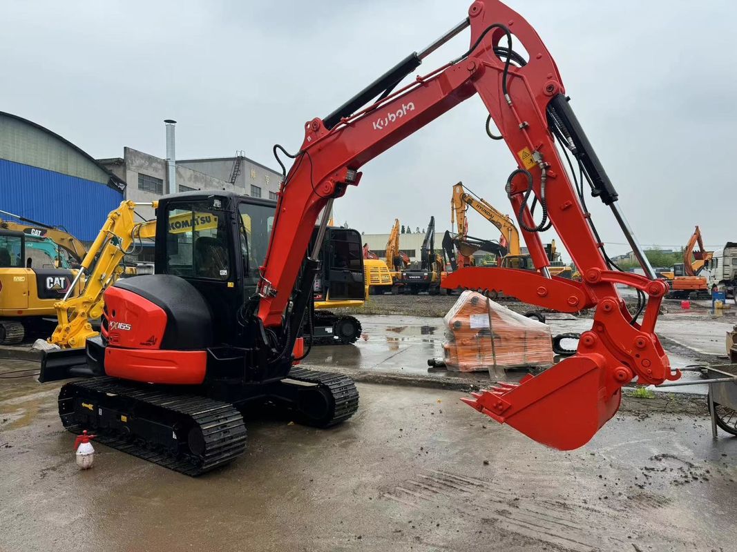 낮은 가격 사용 된 발굴기 6.5Ton 수압 KUBOTA KX165 발굴기 사용 된 KUBOTA165 발굴기 일본 원본 판매
