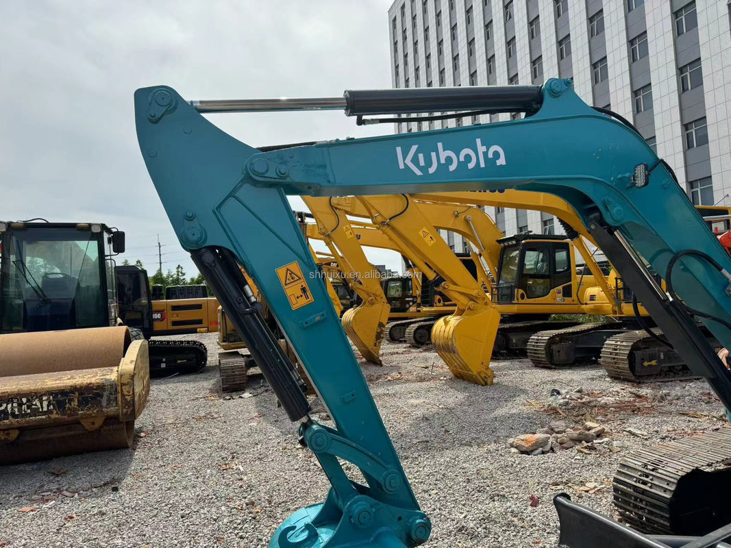 5.5 톤 미니 사용 된 발굴기 쿠보타 Kx155 원본 일본 크롤러 덱거