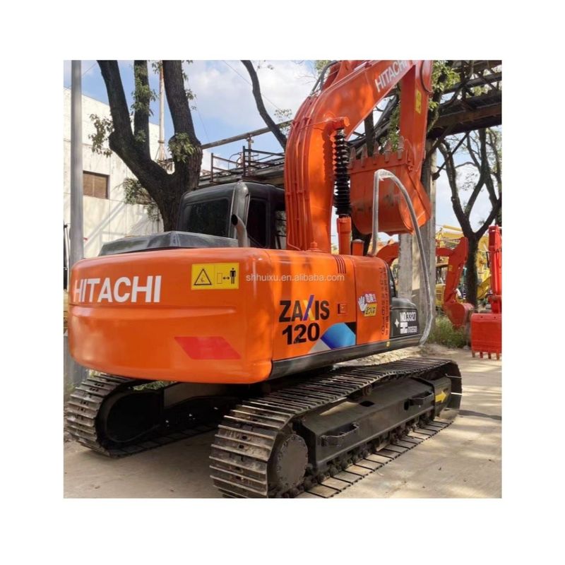 12000kg Zx120 사용 된 히타치 발굴기 원본 페인트 0.51m3과 함께 중고