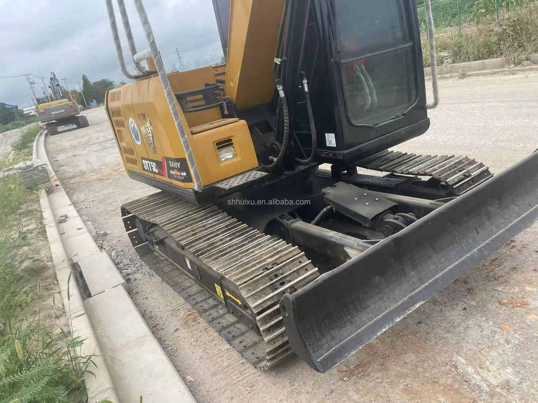 7.5 톤 사용 된 Sany Excavator 중고 Sany Crawler Excavator Sany75