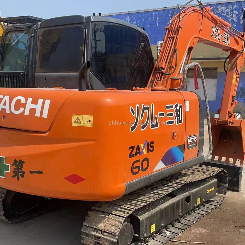 6000KG Zx60 사용 된 히타치 발굴기 원색 사용 된 히타치 미니 발굴기
