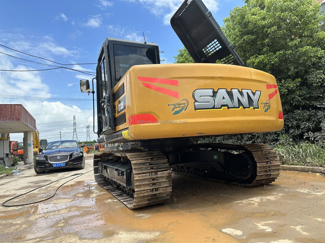 높은 파워 원본 엔진 노란색 색상 사용 된 Sany 135 13 톤