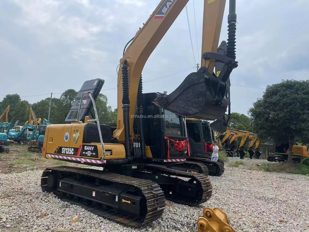 원본 페인트 사용된 Sany Excavator Sany 135 13 톤 13000KG SANY 135C