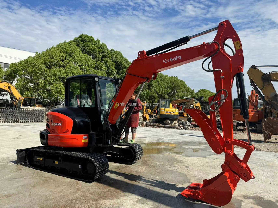 미니 KUBOTA KX165 중고 발굴기 크롤러 타입 이동