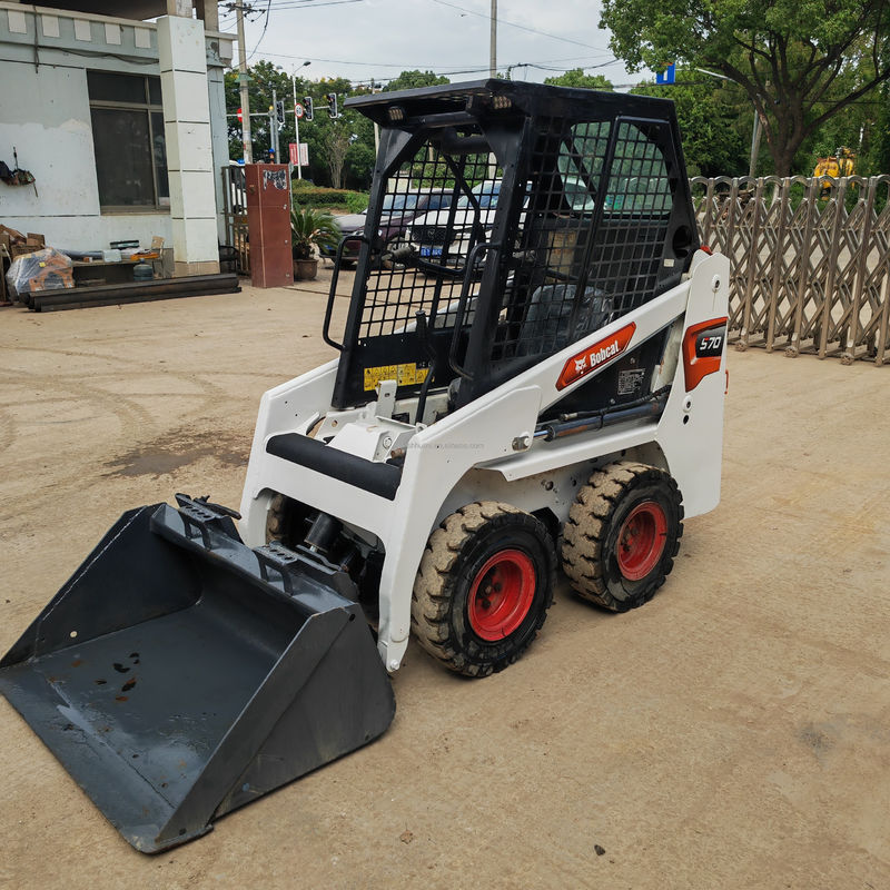 다기능 사용된 스키드 스티어 로더 BOBCAT S70 Doosan Bobcat 1톤 중고용 미니 로더