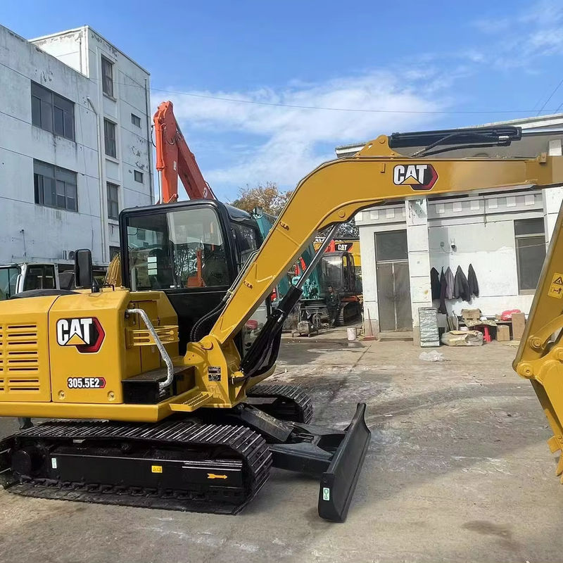 중고 Caterpillar Cat 305.5E 사용 된 303 8tons/ Cat 306E 308E 307.5 미니 사용 된 발굴기