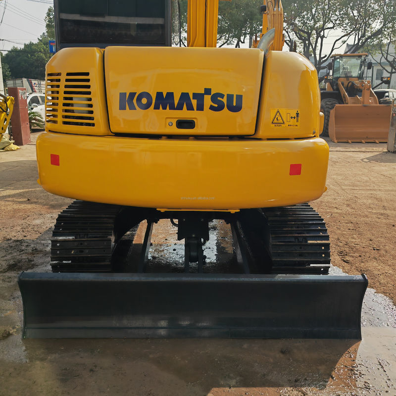 7톤 사용된 코마쓰 PC70 8 중고 PC70 8 코마쓰 7000KG 0.3m3 버킷 용량
