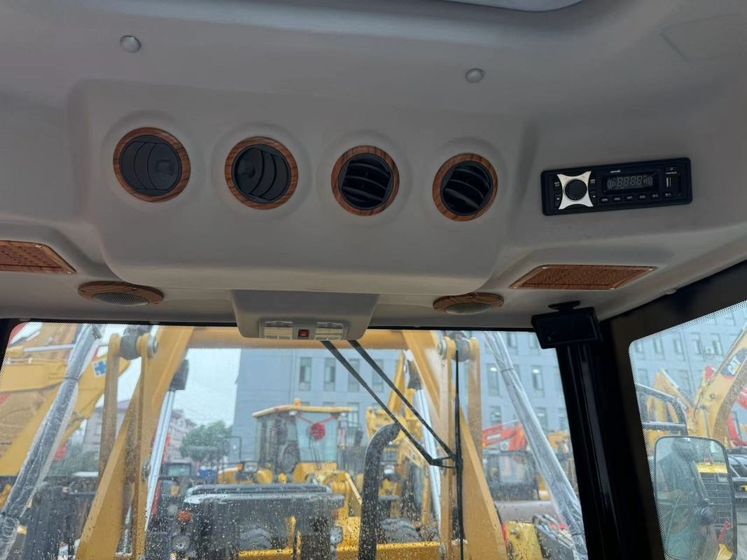 사용 된 발굴기 Caterpillar CAT420F 배크호 양쪽 끝에서 바쁘다 / 중고 일본 트랙터 엔진 좋은 상태