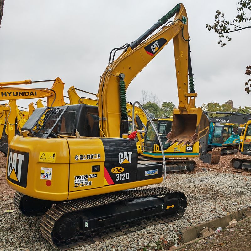 a EPA 인증 일본 사용 미니 발굴기 Caterpillar CAT312D 320D 330D 중고 발굴기