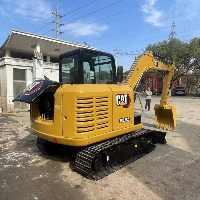 사용 된 발굴기 CAT 305.5E 저렴한 가격 사용 된 발굴기 5T CAT305.5 스팟 / 건설 기계 CAT305.5 5T 중고 발굴기