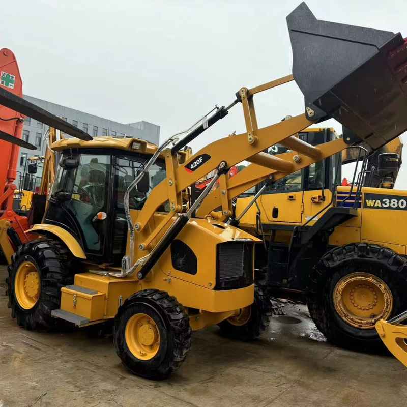 사용된 배크호 로더 Caterpillar CAT420F 배크호 로더 cat 420f/ 중고 일본 배크호 엔진 상태