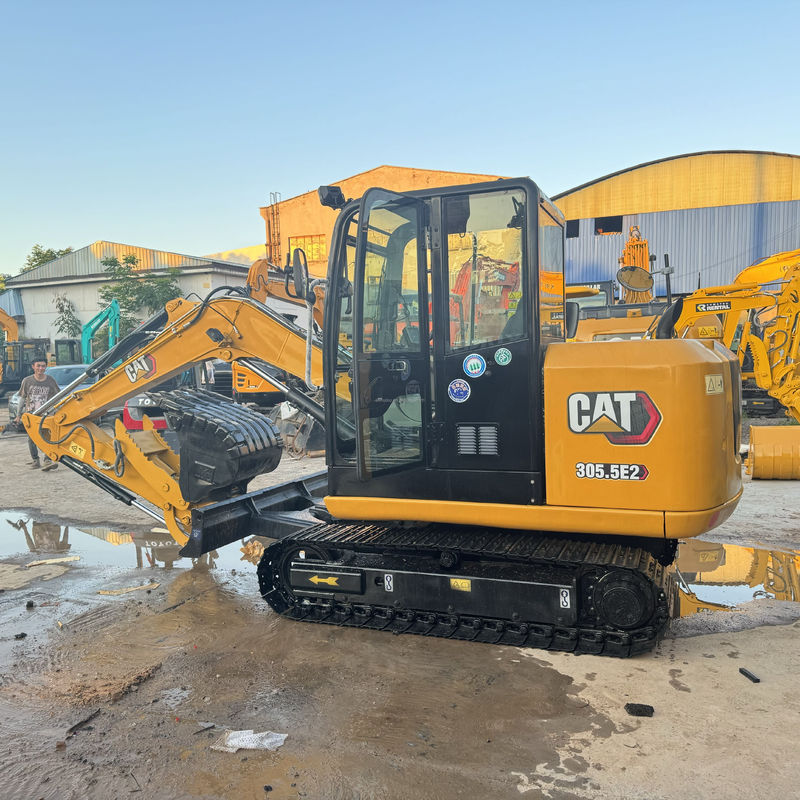 사용 된 발굴기 고 업무 효율성 미니 거북이 발굴기 지구 이동 기계 Cat 305.5e2