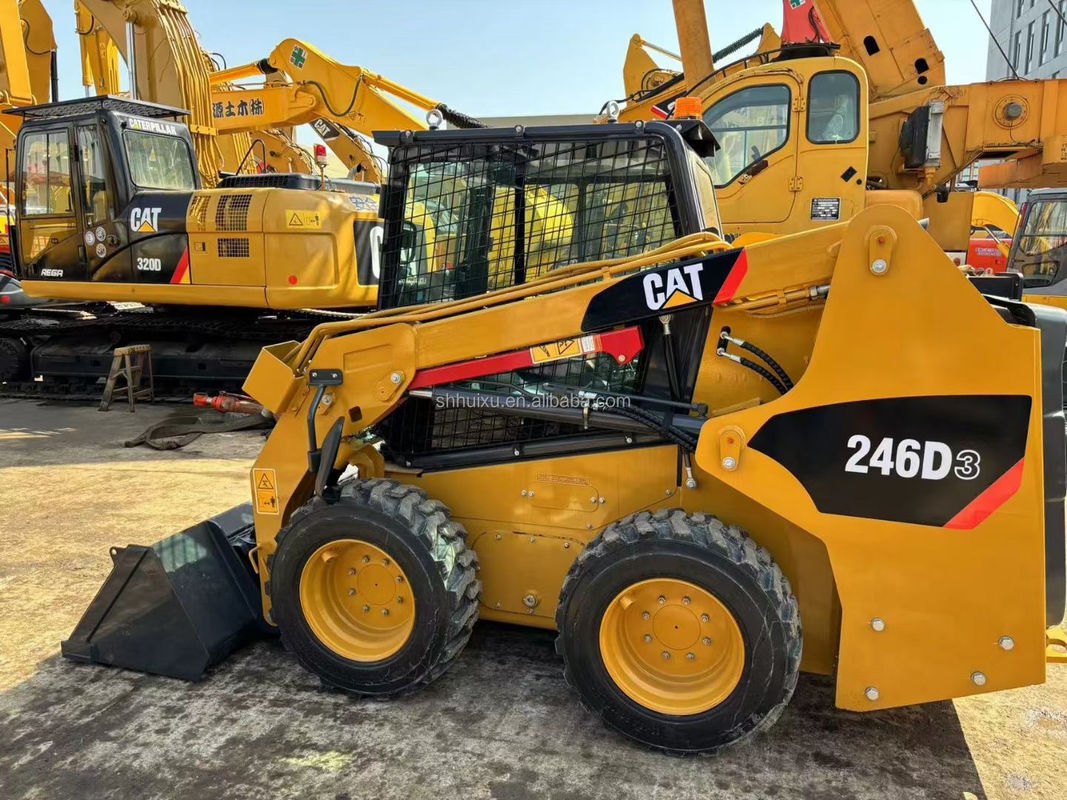 캐터필러 246D 스키드 스티어 사용 된 Cat 246C 스키드 스티어 로더 중고 Cat 로더 기계