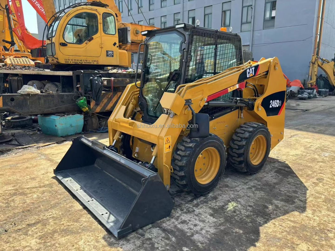 캐터필러 246D 스키드 스티어 사용 된 Cat 246C 스키드 스티어 로더 중고 Cat 로더 기계