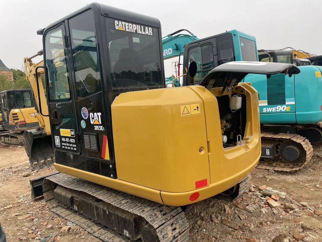 5.5톤 사용 된 발굴기 MINI CARALER CAT305.5E 재고 중고 CAT305.5E 판매