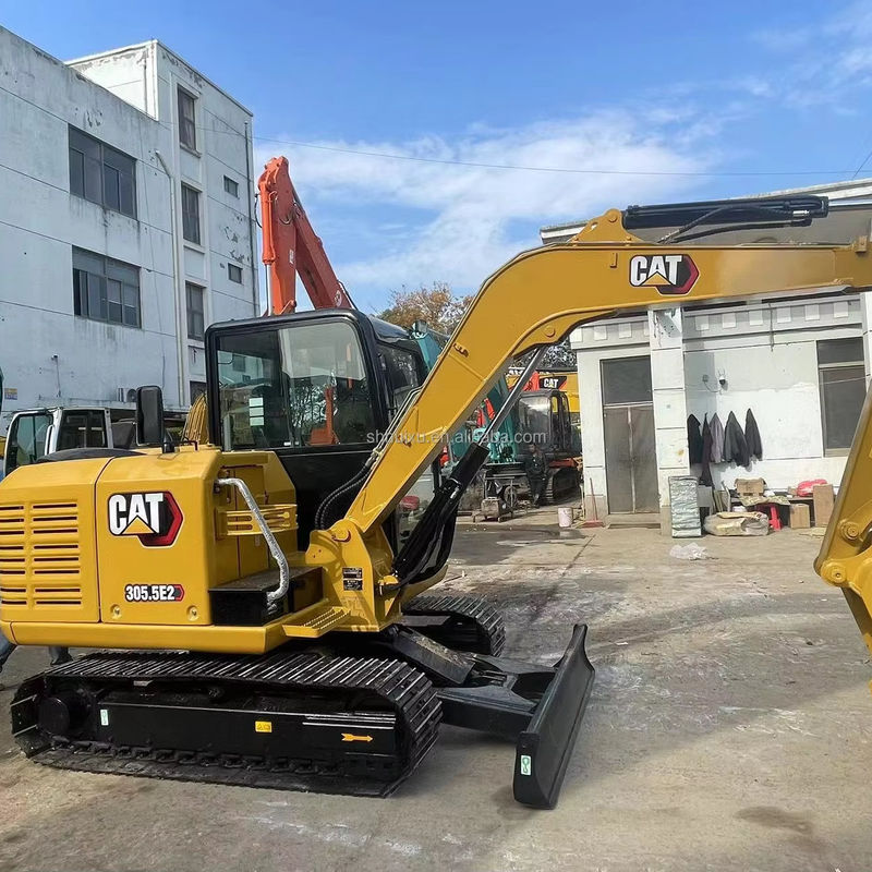 사용된 발굴기 CAT305.5E 재고에 CREWLER 발굴기 SECOND HAND HIGH GRAVING POWER CAT305.5E 발굴기 판매