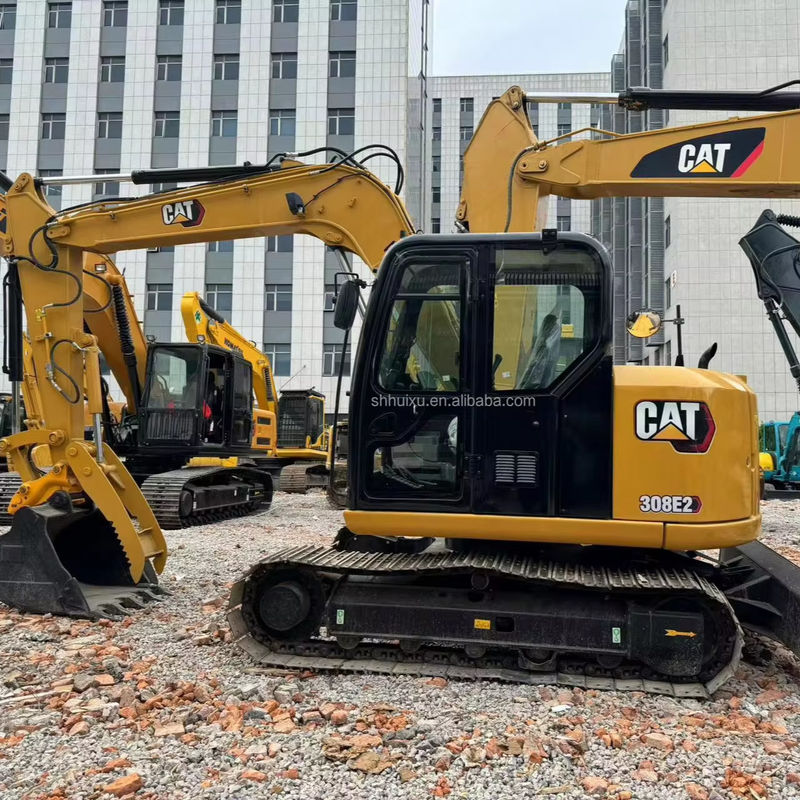 노란색 색상 고 엔진 전력 사용 cat308e 발굴기 사용 cat308e 중고