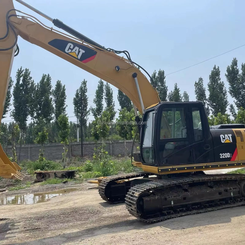 원본 페인트 사용 된 발굴기 CAT 320d 중국 상하이 중고 CAT 320d 판매
