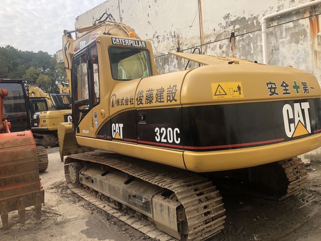 원본 페인트 사용 된 발굴기 CAT 320d 중국 상하이 중고 CAT 320d 판매