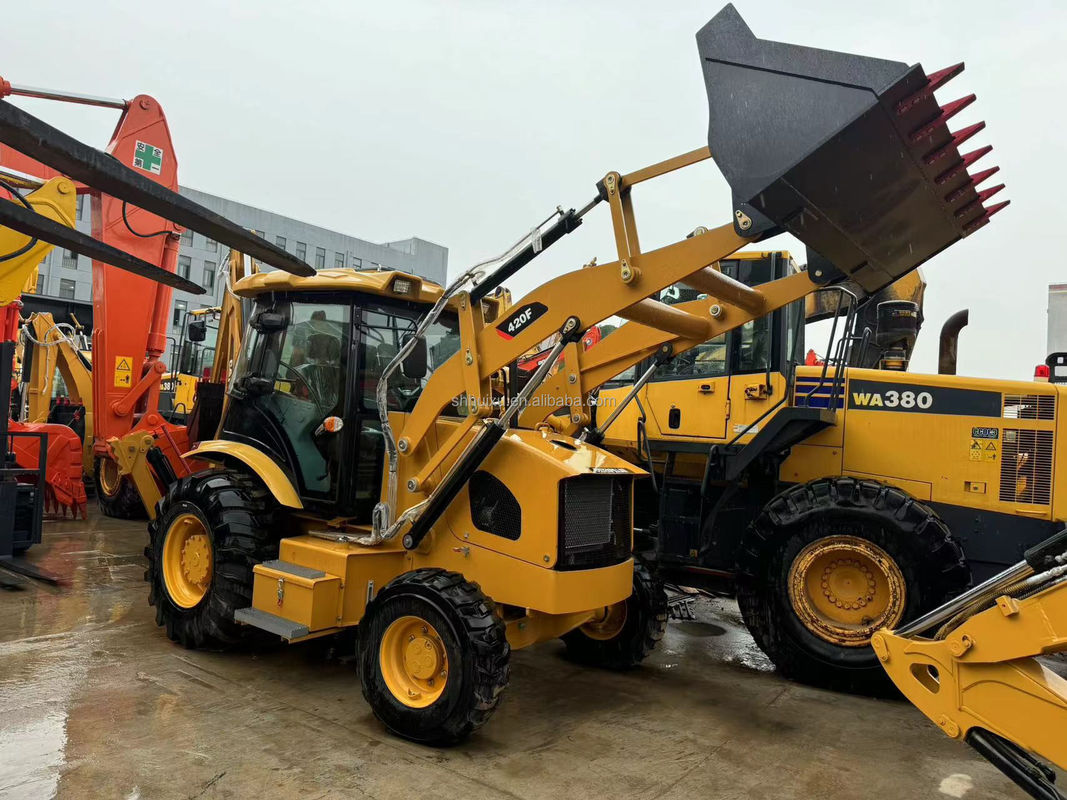 사용 된 건설 기계 cat 420f/ 원본 페인트 저렴한 가격 cat 420f 판매