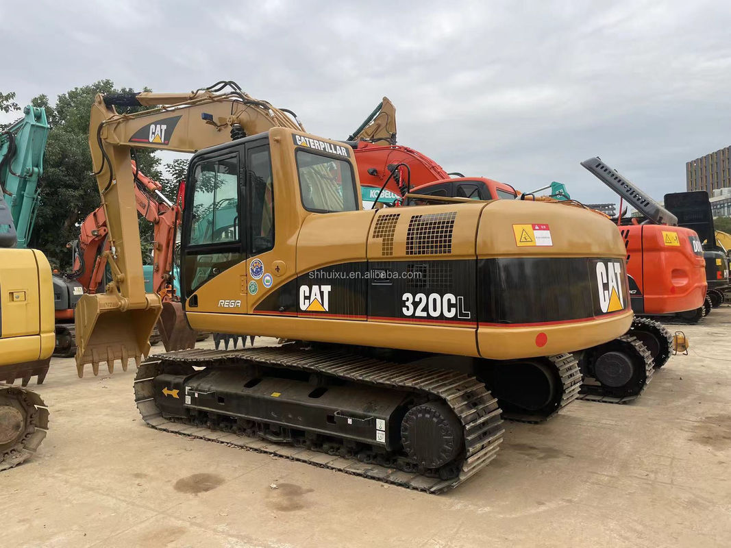 CAT320GC 사용 된 고양이 발굴기 원본 상태 20,5톤 크롤러 이동