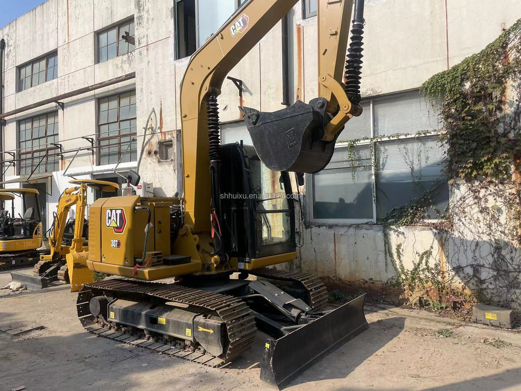 CAT 307 307E 307.5 사용된 발굴기 Cat307e 7톤 크롤러 발굴기
