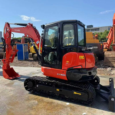 6500kg 중고용 미니 건설 기계 Kubota Kx165 의류 가게